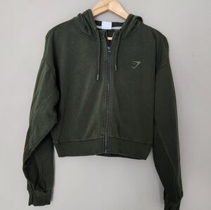 Gymshark Cropped Full Zip Jacket